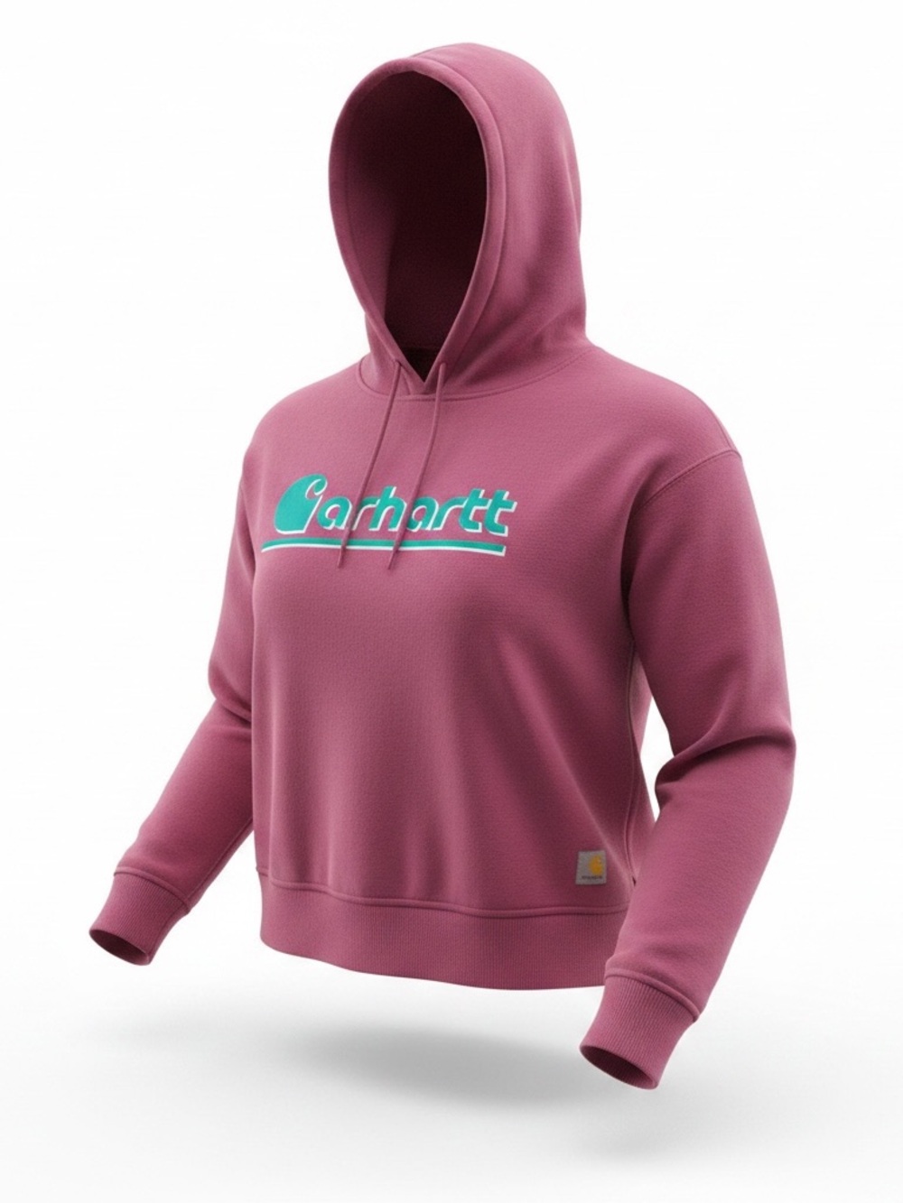 Carhartt Women’s Large TENCEL Fiber Series Loose Fit Graphic Hoodie Pink NWT
